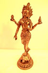 Nepalese brass Shri Lakshmi - Forani Turtle Collection