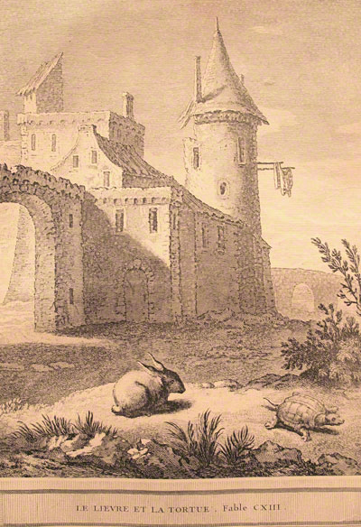 La Fontaine's Hare and Tortoise - Forani Collection
