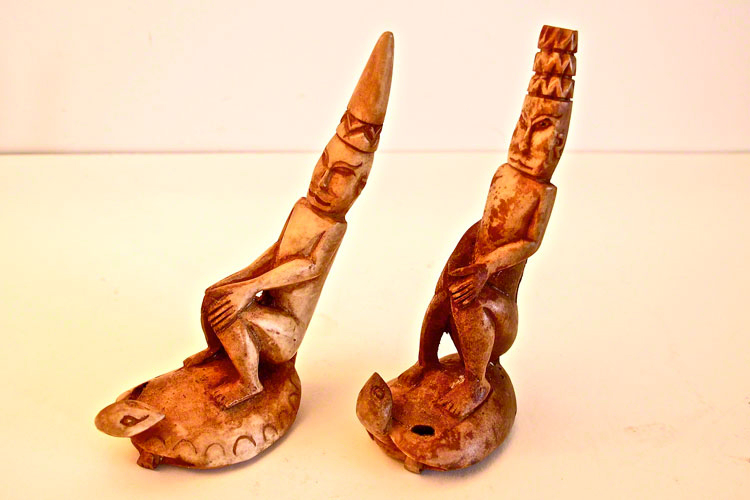 Fétiches de pêche de Bornéo