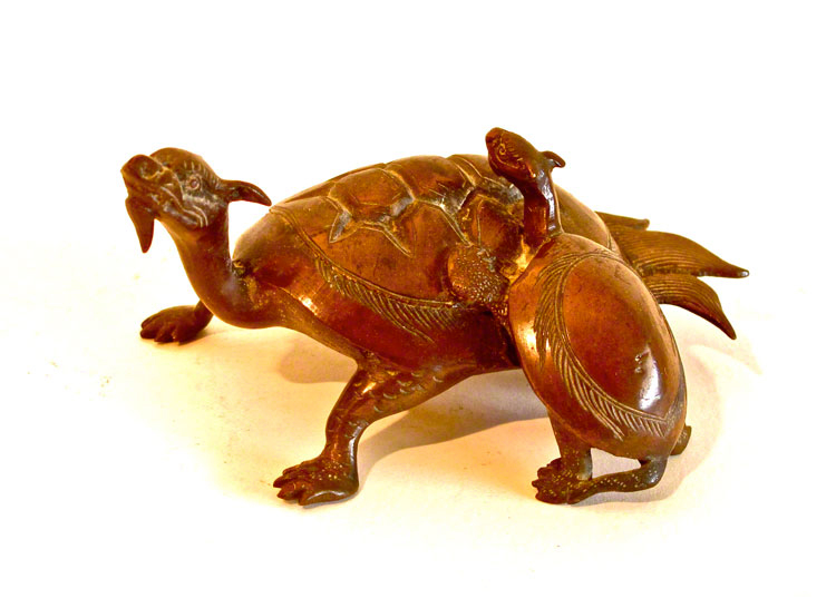 Japanese bronze ornament